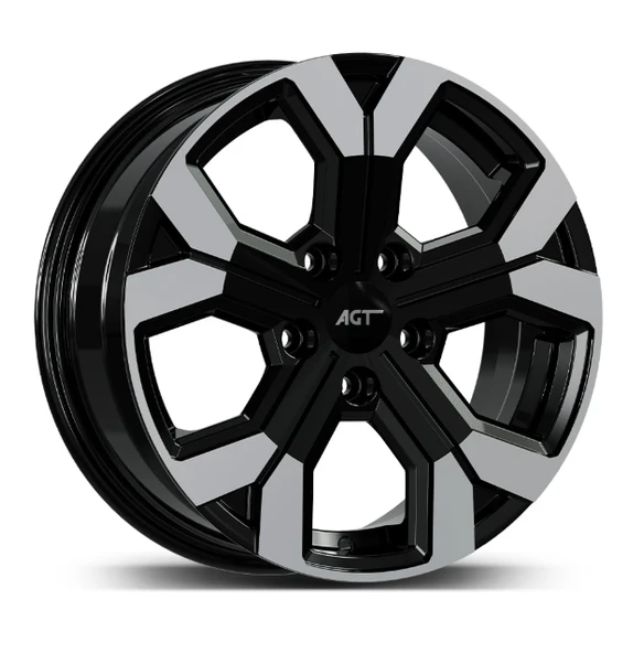 5X114.3X16 6.5 66.1 ET40 GLOSS BLACK LIP DIAMOND FD (4 Adet) ürün görseli 1