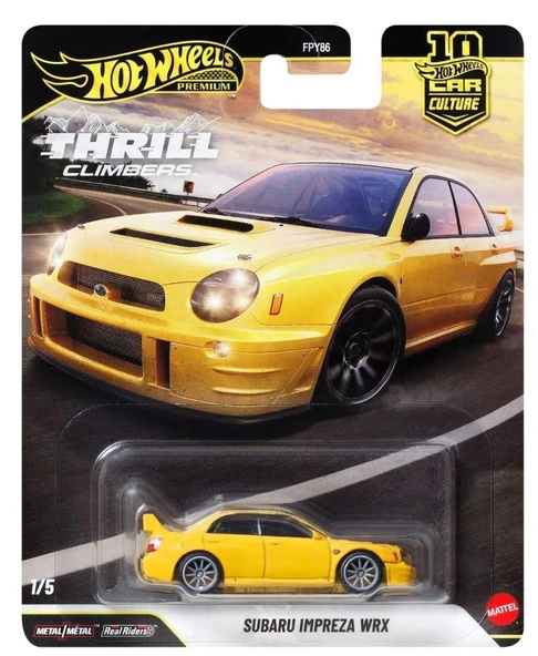 Hot Wheels Premium Car Culture SUBARU IMPREZA WRX JKF21 ürün görseli 1