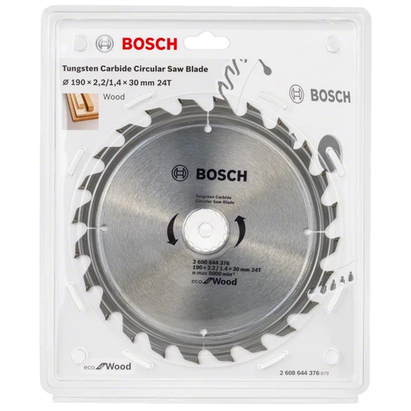Bosch ECOW 190x30mm 24z Daire Testere Bıçağı - Resim 2
