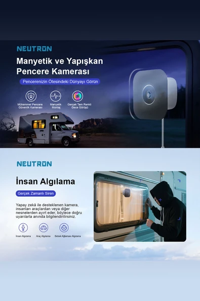 NEUTRON NTL-IP15GS-3MP Wifi Pencere Kamerası ürün görseli 1