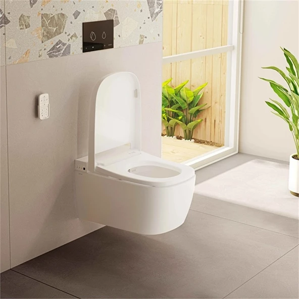 VitrA V-Care Akıllı Panel Cam Siyah 762-1501 - Resim 3