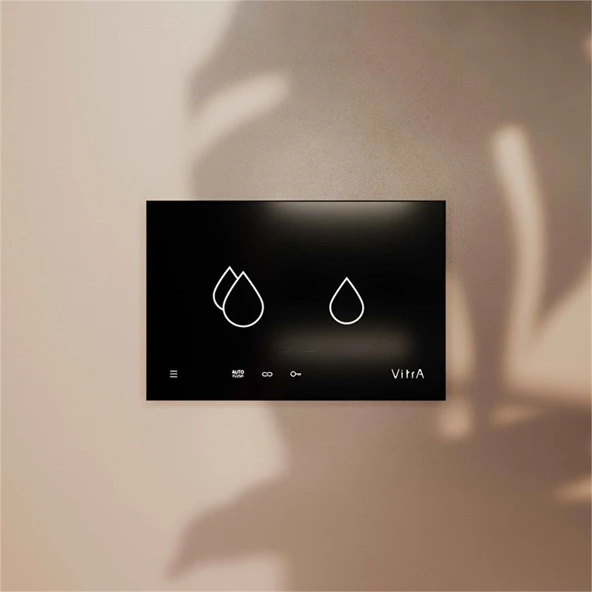 VitrA V-Care Akıllı Panel Cam Siyah 762-1501 - Resim 2