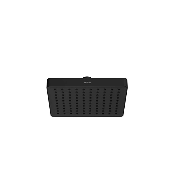 Artema Base Square Duş Başlığı 1F 200mm Mat Siyah A4590536 ürün görseli 1