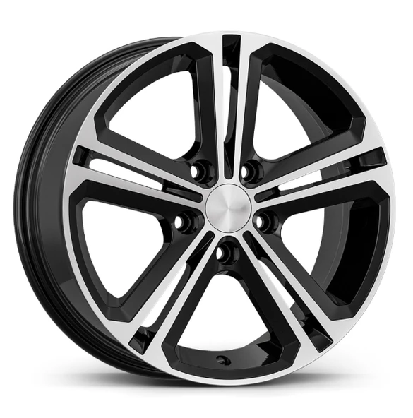 5X112X16 7.0 57.1 ET40 GLOSS BLACK DIAMOND FD (4 Adet) ürün görseli 1