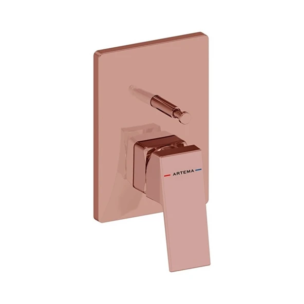 Artema Minimax Square Ankastre Mekanik Banyo Bataryası Minibox Soft Bakır A4373229 ürün görseli 1