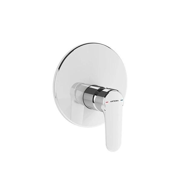 Artema Root Round Ankastre Duş Bataryası V-Box Sıva Krom A42829 ürün görseli 1