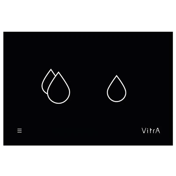 VitrA V-Care Akıllı Panel Cam Siyah 762-1501 ürün görseli 1