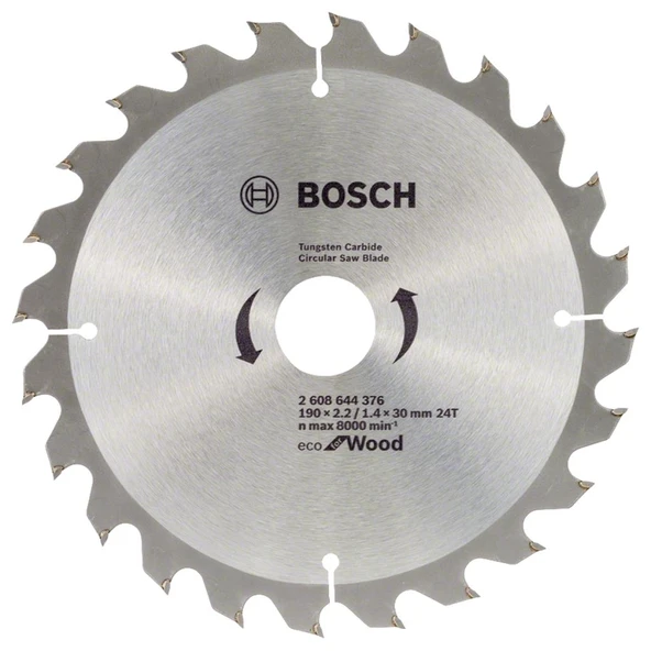 Bosch ECOW 190x30mm 24z Daire Testere Bıçağı ürün görseli 1