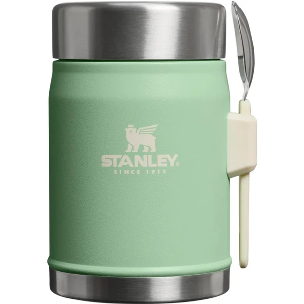 Stanley 10-09382-113 Klasik Kaşıklı 0,40 Litre Çelik Yemek Termosu - Pistachio ürün görseli 1