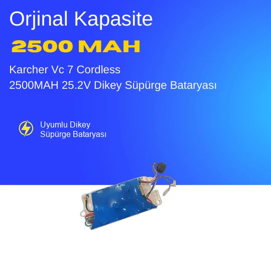 Karcher Vc 7 Cordless 2500MAH 25.2V Dikey Süpürge Bataryası ürün görseli 1
