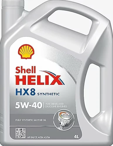 Shell Helix HX8 Synthetic 5W-40 4 lt Motor Yağı ürün görseli 1