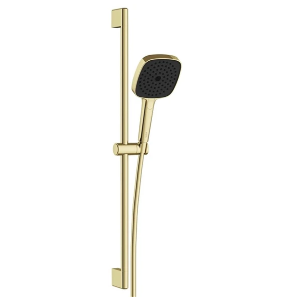 Artema Prime Square Sürgülü El Duşu 3F 130mm Soft Altın A4592874 ürün görseli 1