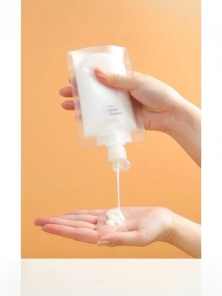 3 Adet 100ml Krem Şampuan Kabı Tekrar Kullanılabilir Set ürün görseli 1