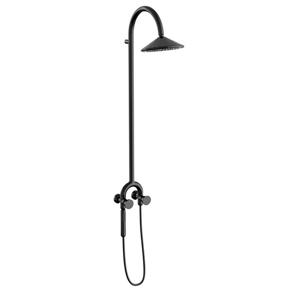 VitrA Liquid Tom Dixon Termostatik Duş Sistemi Parlak Siyah A4721939 ürün görseli 1