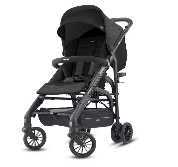 Inglesina Zippy Light Bebek Arabası - Volcano Black ürün görseli 1