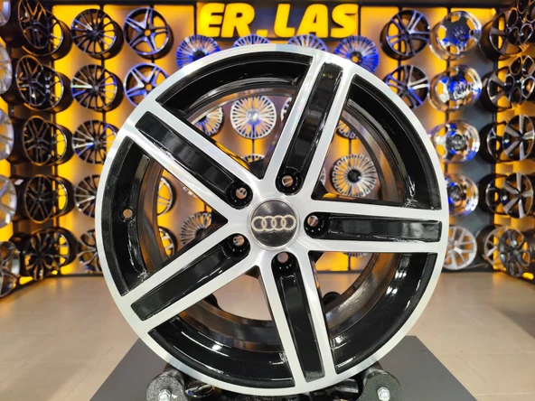 4 Adet AUDİ ORIJINAL 7*16 5*112 ET40 57.1 BLACK MACK JANT REVİZE EDİLMİŞ (Takım) ürün görseli 1