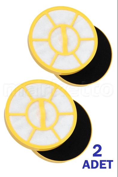 Karcher 2.863.238.0 Uyumlu 2 ADET Hazne İçi Hepa Filtre ( Süngerli ) ürün görseli 1