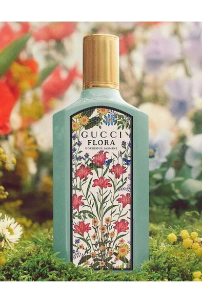 Gucci Flora Gorgeous Jasmine Edp 100 ml - Resim 3