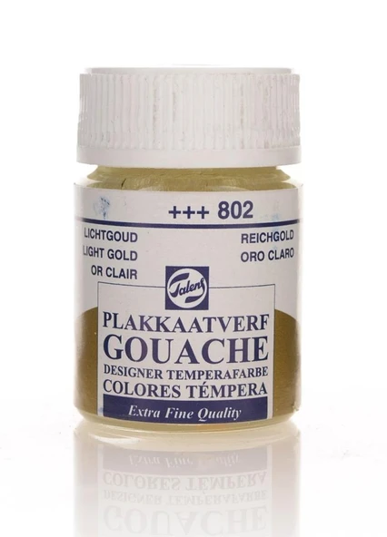 Talens 802 Guaj Boya 16 Ml Light Gold Parlak Altın (10 Lu Paket) ürün görseli 1