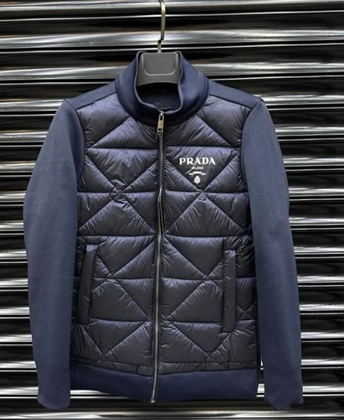 PRADA LACİVERT ÇELİK ÖRGÜ MONT ürün görseli 1