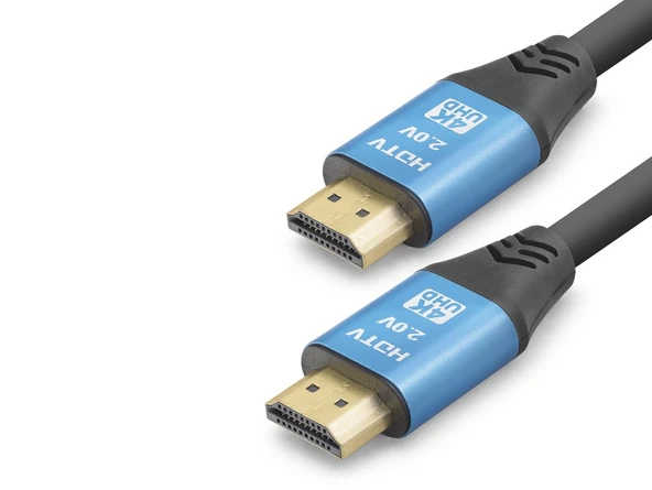 Hdmi 2.0 Kablo 4K Uhd 19+1 Od 8.0 Mm 10 M - Siyah Mavi ND4053 ürün görseli 1