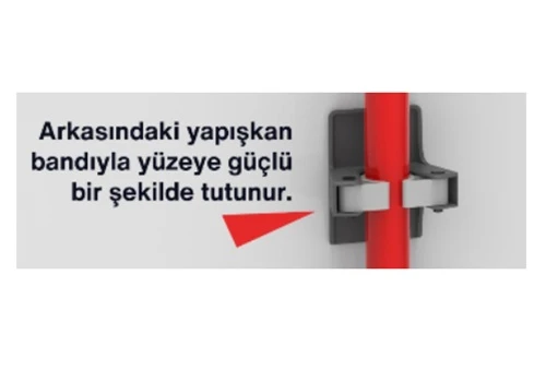 Mop Sap Tutucu Yapışkanlı ve Vidalanabilir - Resim 4
