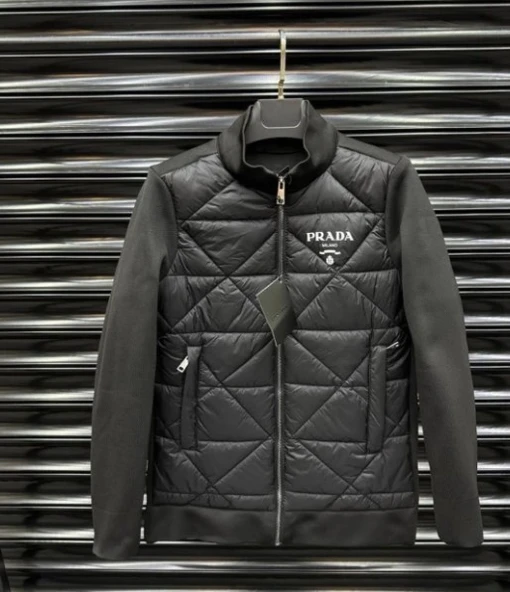 PRADA SİYAH ÇELİK ÖRGÜ MONT ürün görseli 1