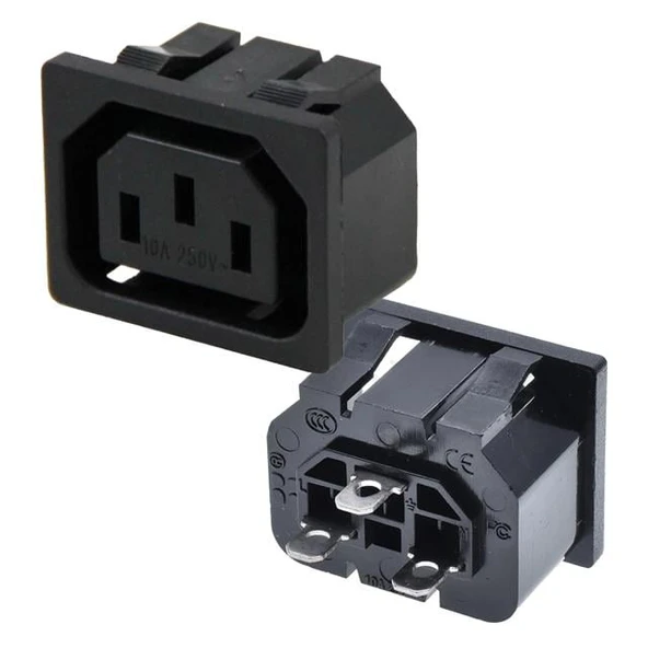 IC-212D C15 Power Soket Dişi Kulaksız AS-04F ürün görseli 1