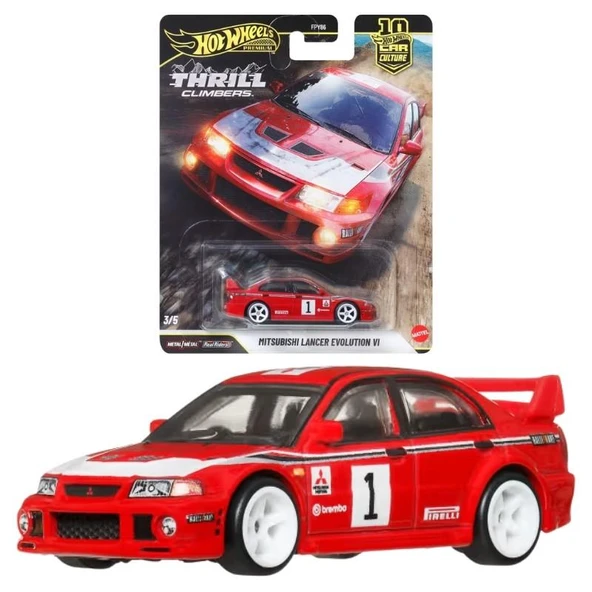 Hot Wheels Premium Car Culture MITSUBISHI LANCER EVOLUTION VI JKF19 ürün görseli 1