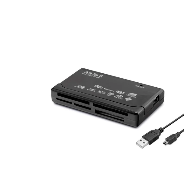 Card Reader Usb All In One Siyah HDX7012 ürün görseli 1
