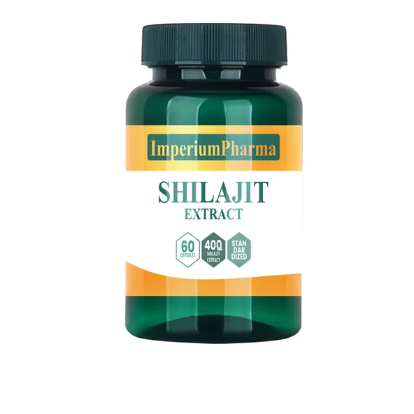 ImperiumPharma Shilajit Extract Standardized 400 mg 60 Veggie Capsules ürün görseli 1