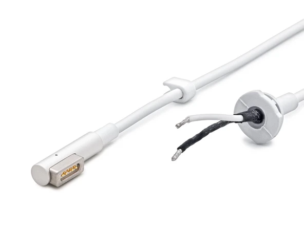Laptop Adaptör Dc Jack Kablosu 60W L Tip Macbook Uyumlu 1.2 M - Beyaz HDX5543 ürün görseli 1