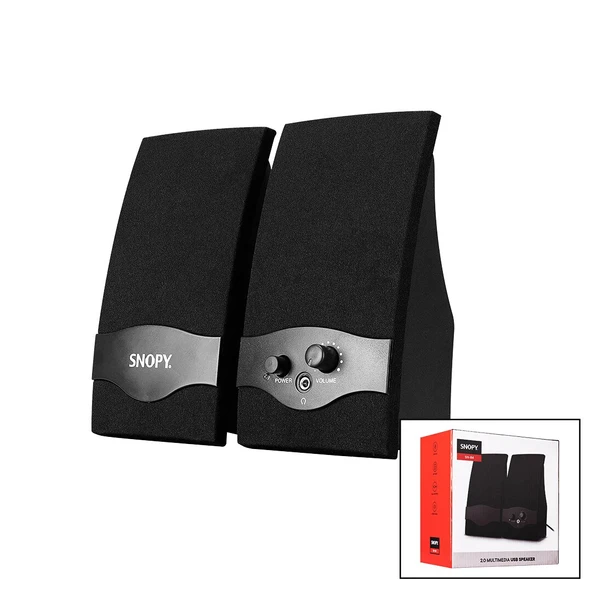 SNOPY SN-84 USB 2.0 MULTİMEDYA 1+1 HOPARLÖR SPEAKAER SET 4W (5433) ürün görseli 1