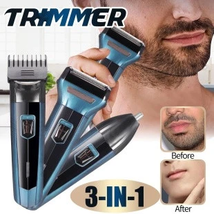 3 in 1 Saç Sakal Kesme Ense Burun Tıraş Makinesi Seti (5433) ürün görseli 1