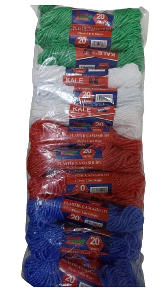 KALE Plastik Çamaşır ipi 20 Metre 24 Adet (5433) ürün görseli 1