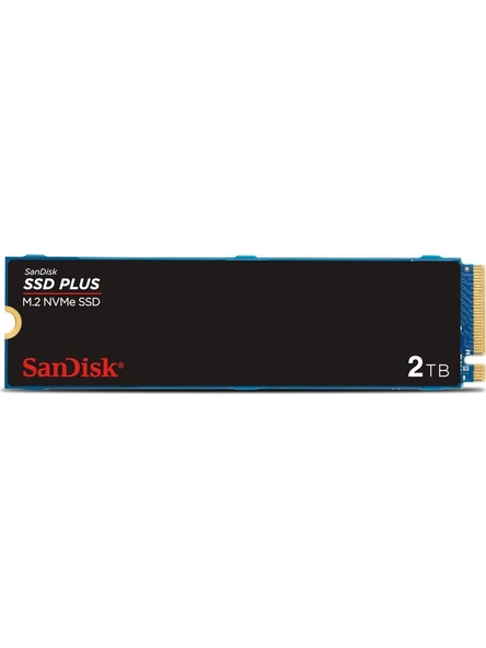Sandisk 2TB 3200MB-3000MB/s M.2 PCIe Gen 3.0 NVMe SSD SDSSDA3N-2T00-G2 ürün görseli 1