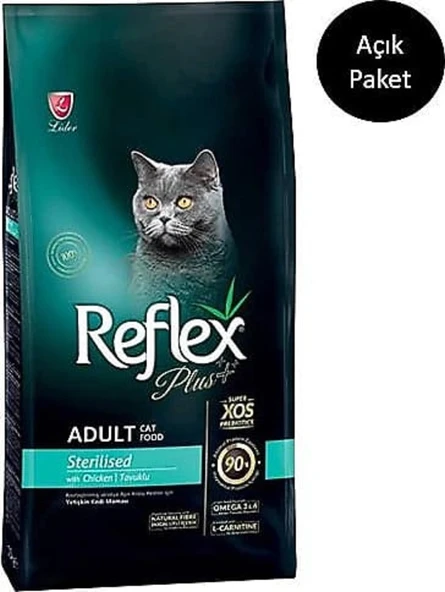 Reflex Plus Sterilised Tavuk Etli 1 kg Yetişkin Kedi Maması - Açık Paket ürün görseli 1