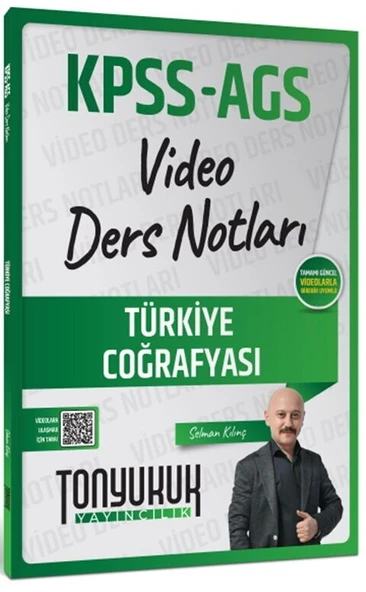 KPSS AGS Türkiye Coğrafyası Video Ders Notları Tonyukuk Yayıncılık ürün görseli 1