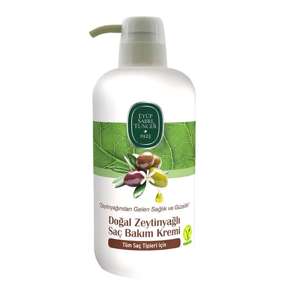Eyüp Sabri Tuncer Doğal Zeytinyağlı Saç Bakım Kremi 600ml ürün görseli 1