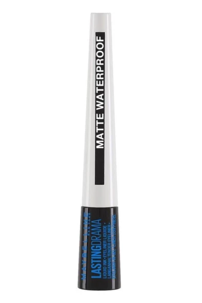 Maybelline New York Lasting Drama Suya Dayanıklı Mat Siyah Eyeliner ürün görseli 1