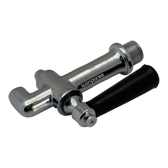Semaver İle Uyumlu Musluk Göstergesiz, Dıştan Dişli, Demir, Kazan ve Kahveci Musluğu 10X6,5cm ürün görseli 1