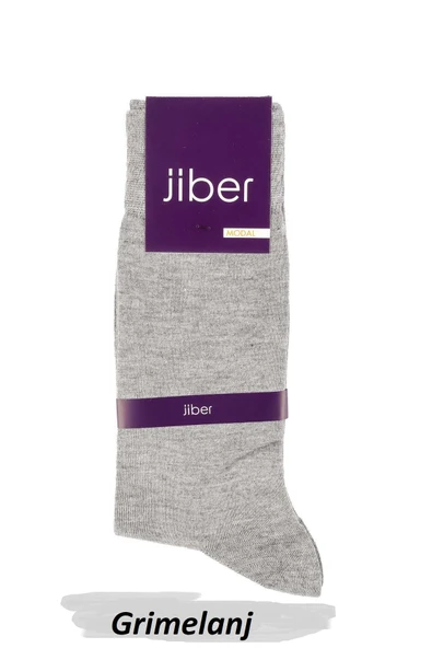 Jiber Erkek Modal Likralı Uzun  Çorap 5100 - 12 Adet  40-44 GRİMELANJ ürün görseli 1