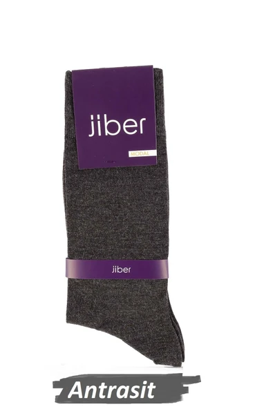 Jiber Erkek Modal Likralı Uzun  Çorap 5100 - 6 Adet  Antrasit 40-44 ürün görseli 1