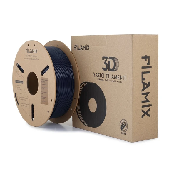 Filamix Hyper Petg Naval Blue (Koyu Lacivert) 1.75mm 1kg - Dayanıklı Petg Filament ürün görseli 1