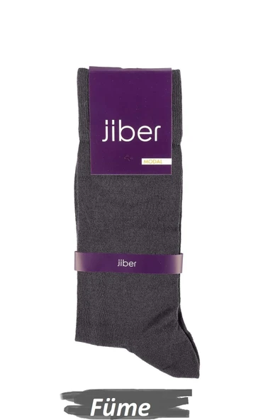 Jiber Erkek Modal Likralı Uzun  Çorap 5100 - 6 Adet  Füme 40-44 ürün görseli 1