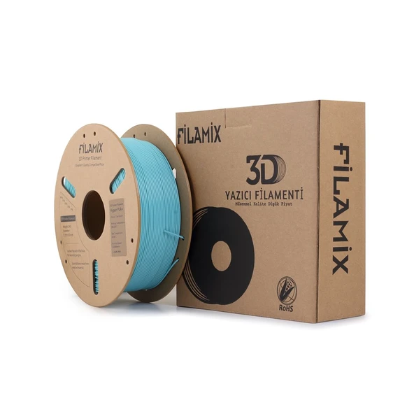 Filamix Hyper Pla Turkuaz Yeşili 1.75mm 1kg - Yüksek Hızlı Pla Filament ürün görseli 1