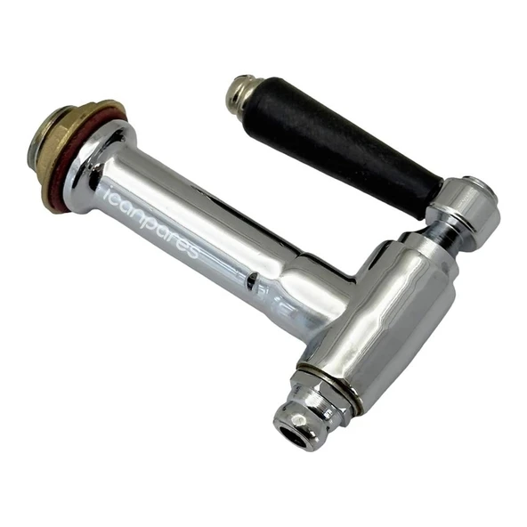 Semaver İle Uyumlu Musluk Göstergesiz, Dıştan Dişli, Contalı, Somunlu, Demir, Kazan ve Çaymatik Musluğu 11X8cm ürün görseli 1