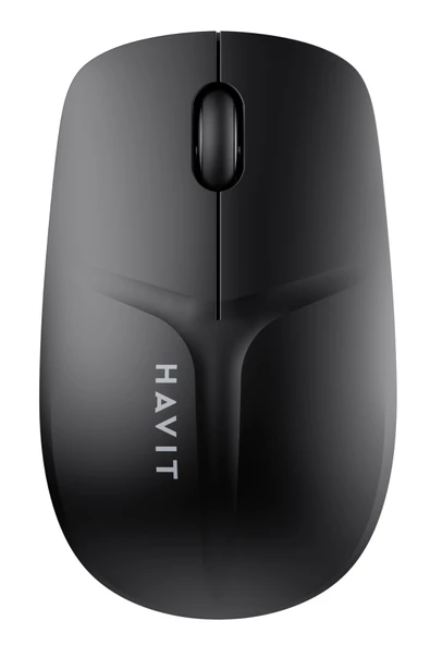 Havit MS48GT Kablosuz Sessiz Mouse - 1600 DPI, Hafif Tasarım Siyah ürün görseli 1