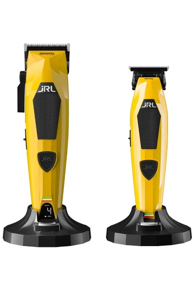 JRL Diamante Collection Profesyonel Saç Kesim ve Çizim 8200 RPM Tıraş Makinesi Seti Sarı ürün görseli 1