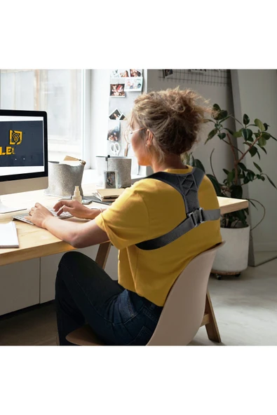 baffhome Dik Duruş Korsesi Kadın Erkek Medikal Sporcu Sırt Omuz Dik Durma Aparatı Kamburluk Önleyici Korse ürün görseli 1